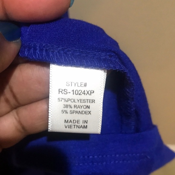 Zenana V-Neck Adjustable Strap with Pockets Purple Maxi Dress-Size 2X - Picture 6 of 8